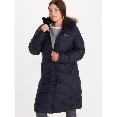 Marmot Montreaux Jackets - Womens Parka Navy CA7634209 Canada